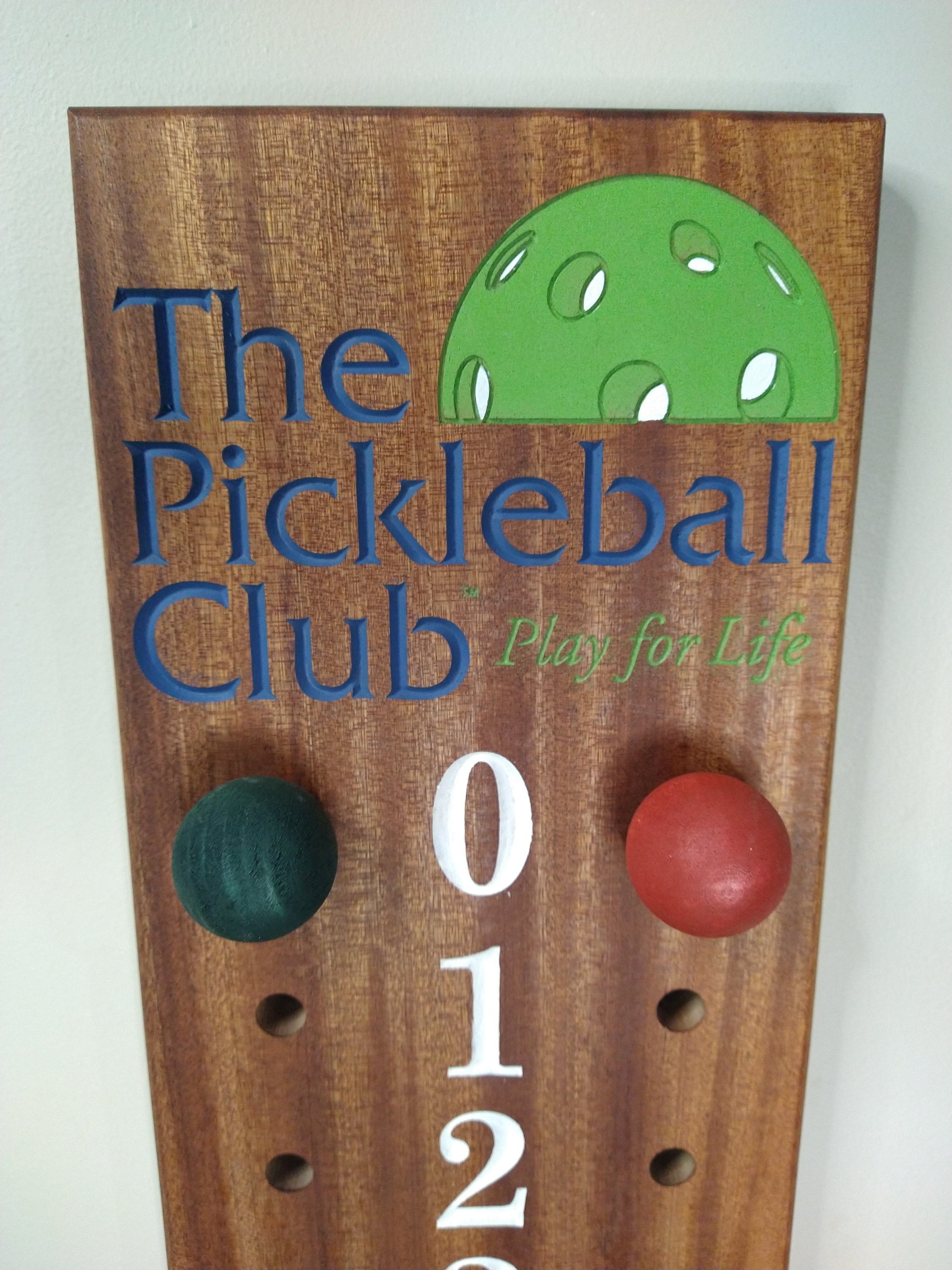 Pickleball custom scoreboard