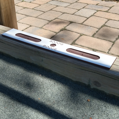 Bocce ball holder without bocce balls 