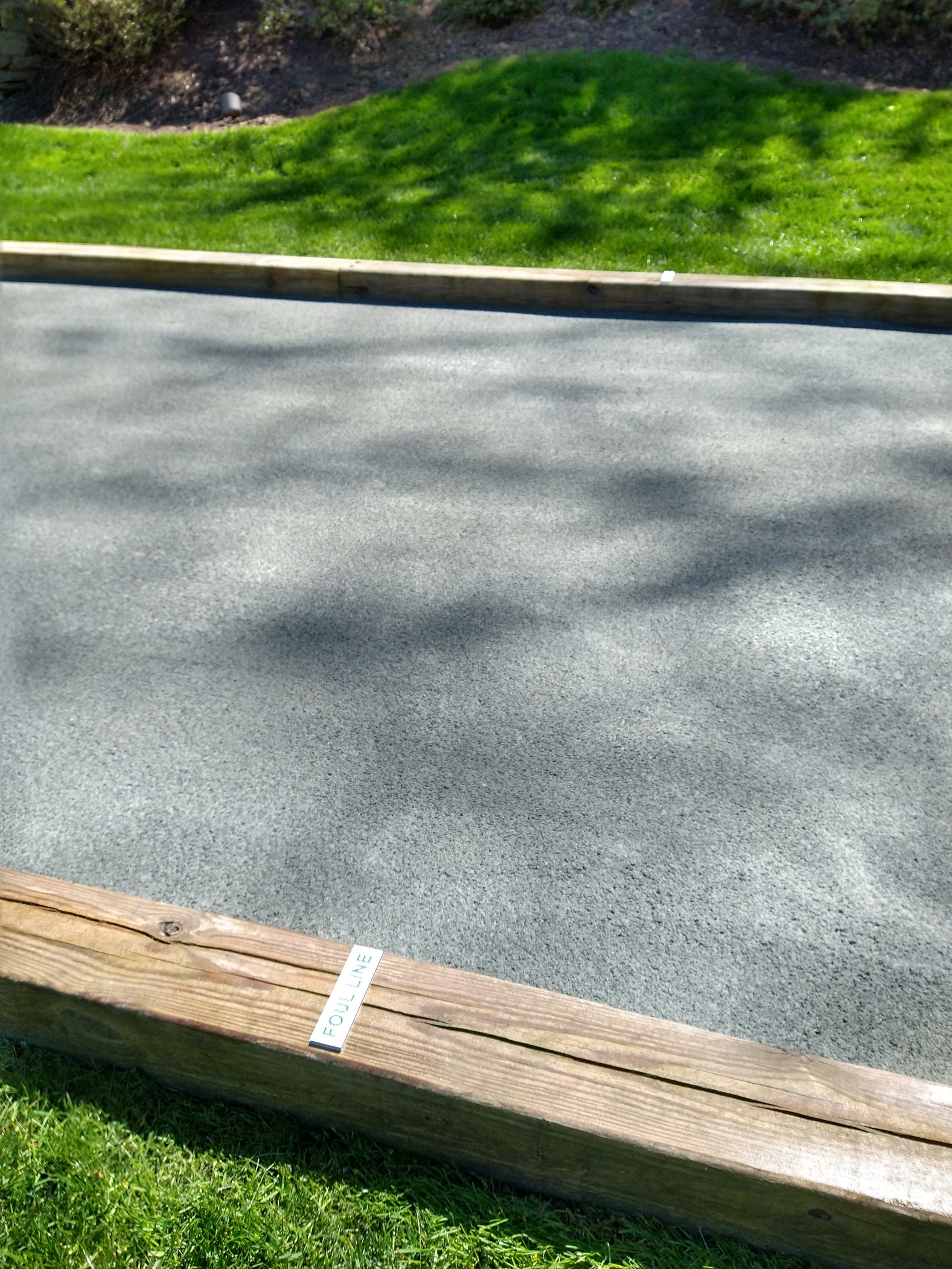 Bocce court line markers Bocce court markers