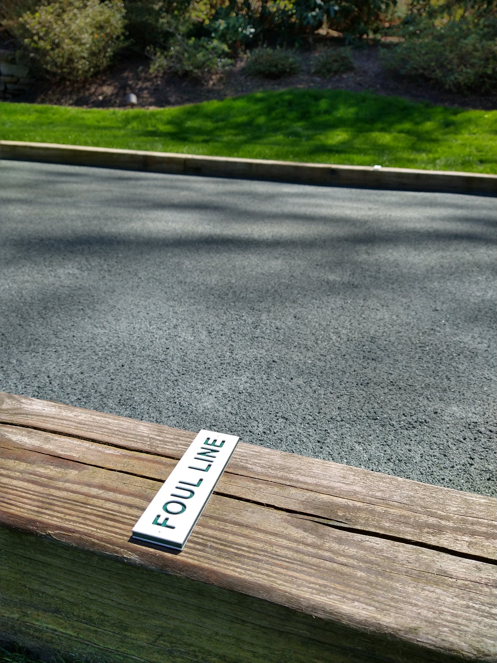 Bocce court line markers Bocce court markers