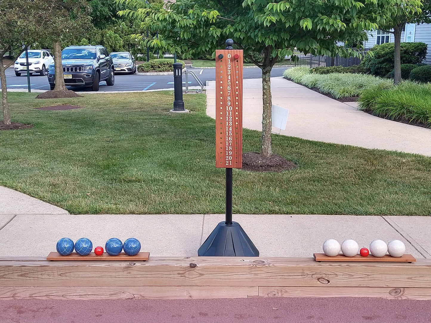 Bocce Scoreboard Portable Stand