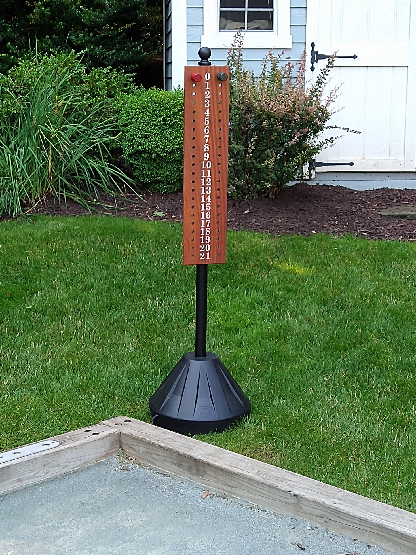 Bocce Scoreboard Portable Stand