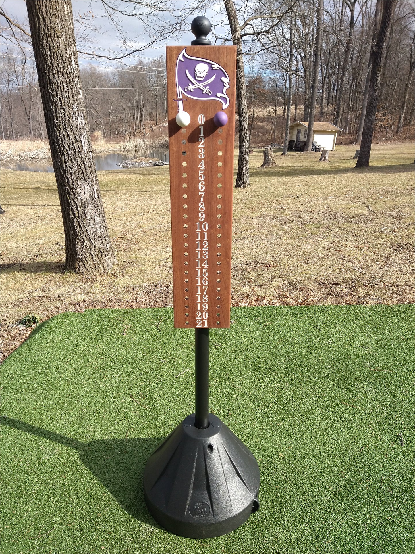 Bocce Scoreboard Portable Stand